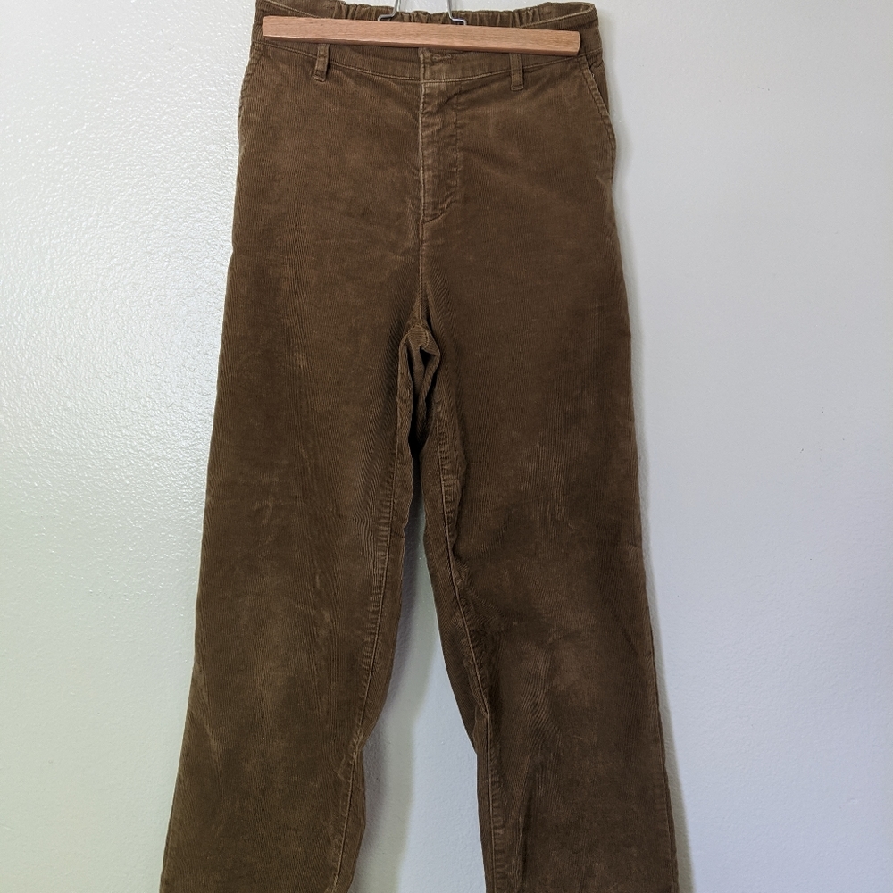 Muji Wide Leg Corduroy Pant